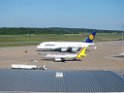 Lufthansa Airbus A 380 zu Besuch Flughafen Koeln Bonn P023